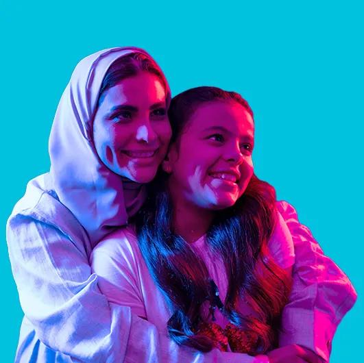 Commited Mindset - Mom and her daughter 