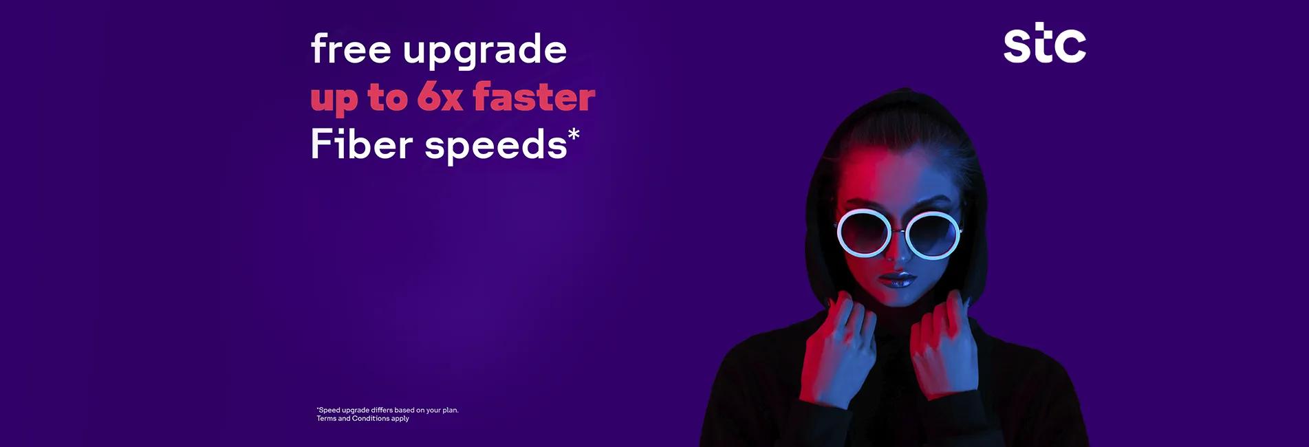 Fiber with up to 6 times the speed