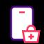 Smartphone shopping icon 
