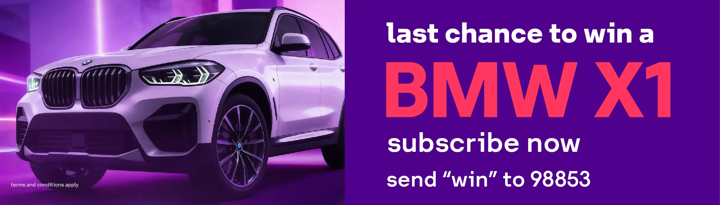 BMW X1, smartphones and cash in stc recharge promotion