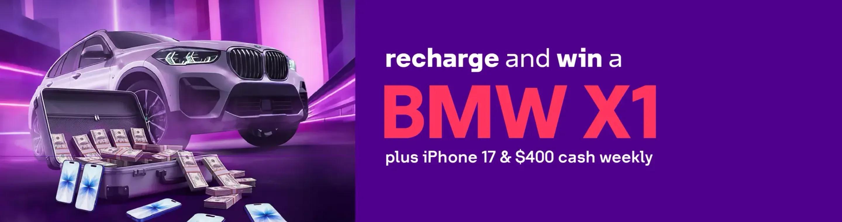 BMW X1, smartphones and cash in stc recharge promotion