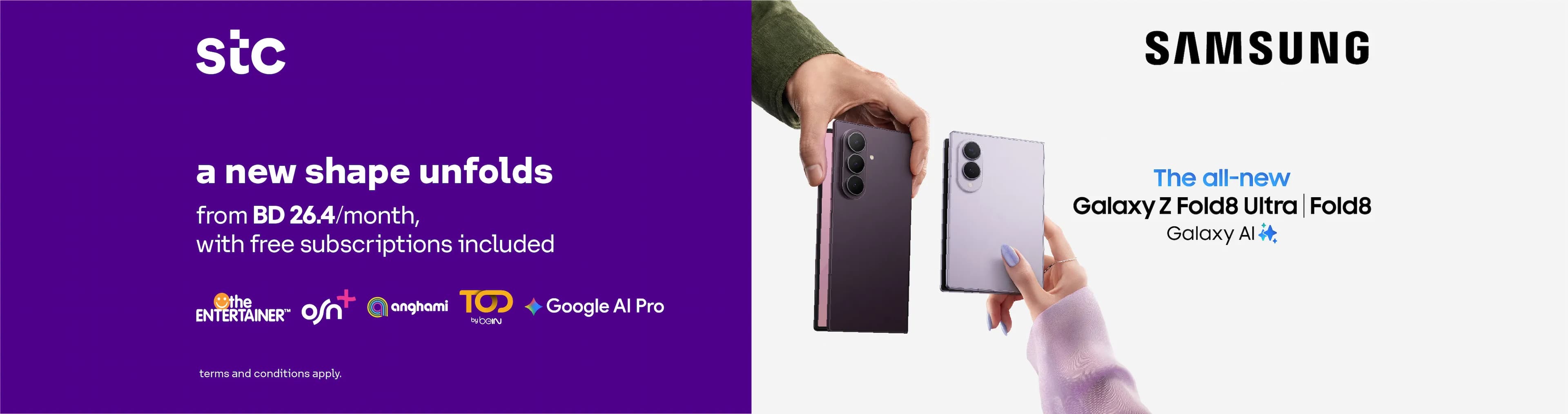 Slide image galaxy Fold8 flip8