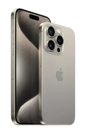 iPhone 15 Pro natural titanium